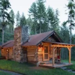 cozy log cabin