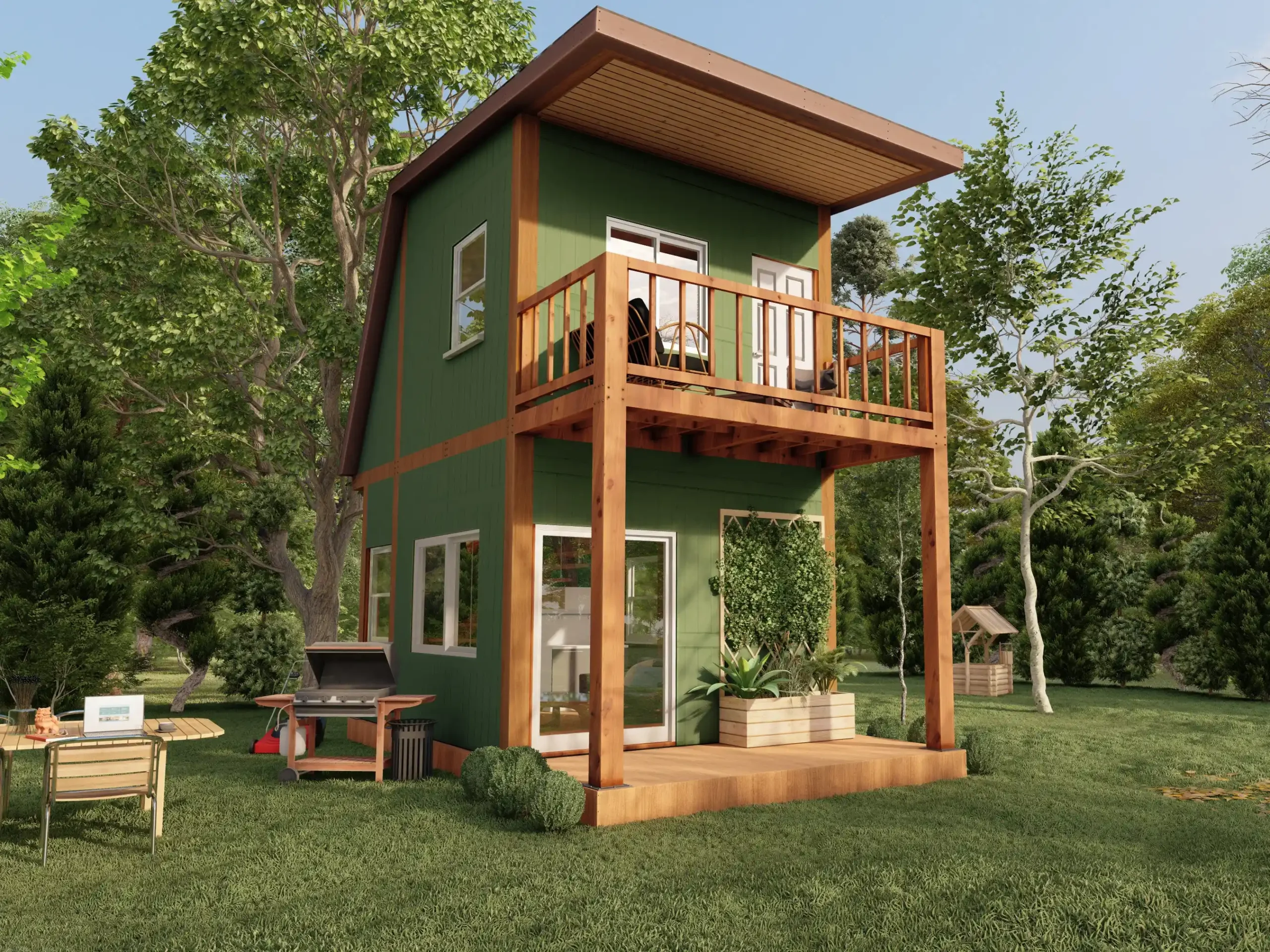 2 Bedroom Tiny House Plans 11