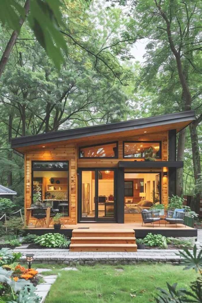 Contemporary Forest Cabin
