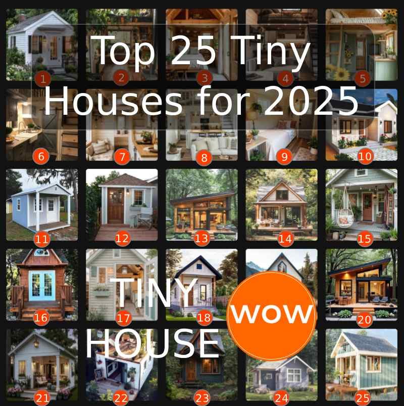 Top 25 Tiny Houses for 2025 TinyHouseWow.com