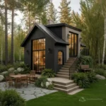 Modern Black Tiny House