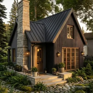 Embracing the Dark Side: A Stunning Modern Tiny House with Moody Elegance Modern Tiny House with Moody Elegance