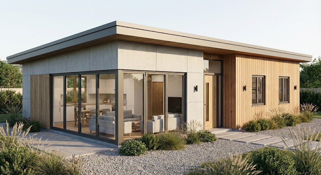 The Ultimate 63m² Modern Tiny House Plan: Smart Design Meets Minimalist Living (2-Bedroom Layout)