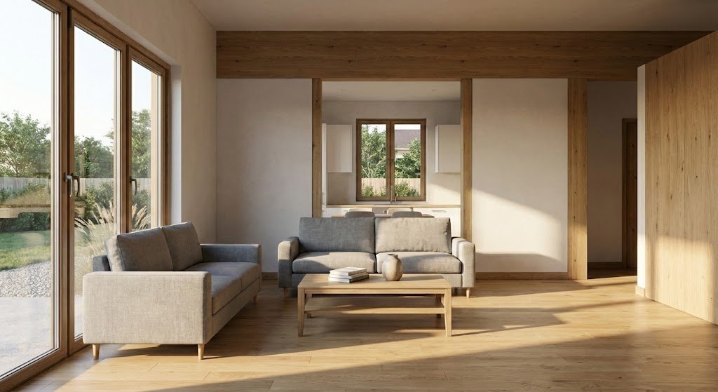 Modern Tiny House Living Room