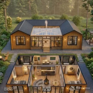 Stunning Courtyard Tiny House