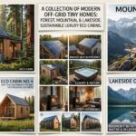 Collection of modern off-grid tiny homes